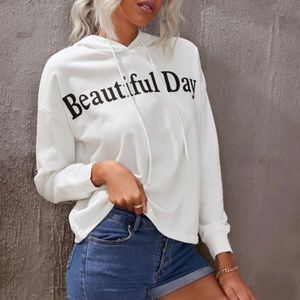 NWOT “Beautiful Day” Hoodie.   NEVER WORN